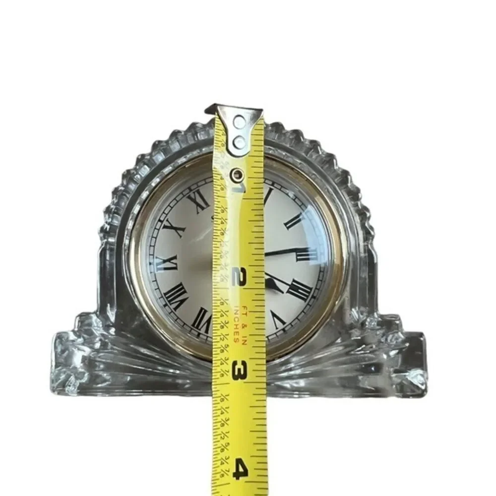 Shannon Crystal Clock Mantle Desktop Irish Design - Picture 5 of 5